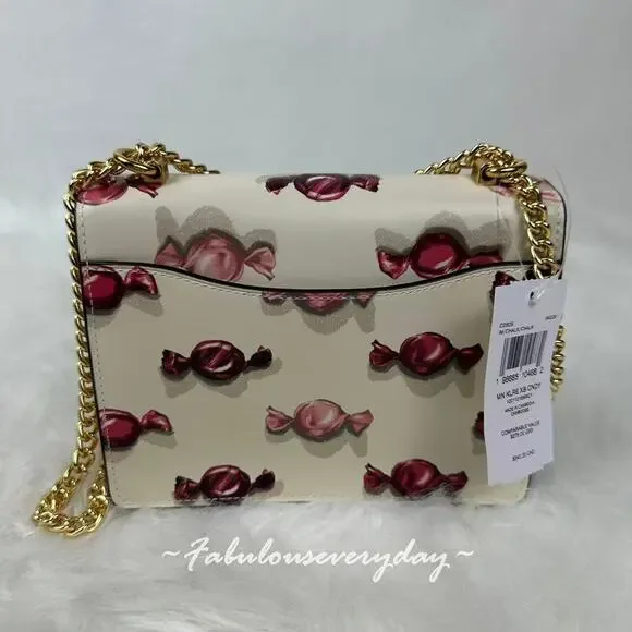 Coach Mini Klare Crossbody Bag with Candy in Leather/Chalk/Chalk CDB09 NWT - Picture 3 of 9